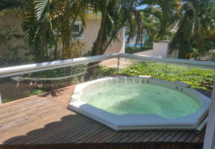 Casa vista mar em condomínio pé na areia a venda na praia de Maresias