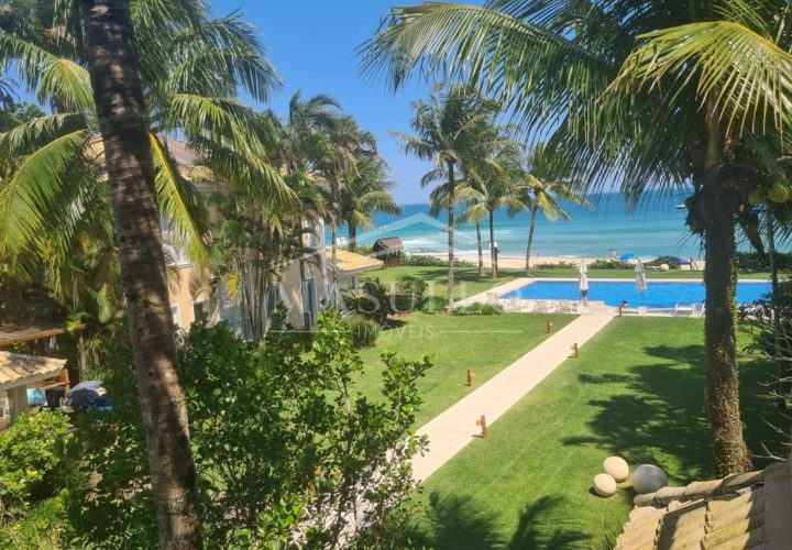 Casa vista mar em condomínio pé na areia a venda na praia de Maresias