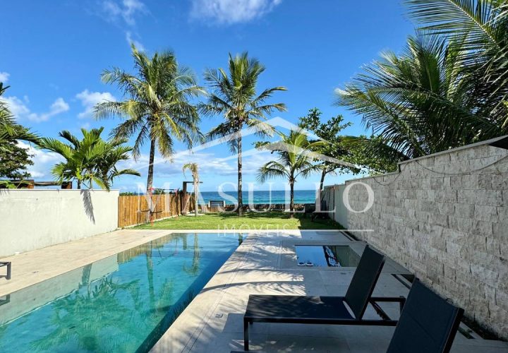 Casa pé na areia a venda na praia de maresias