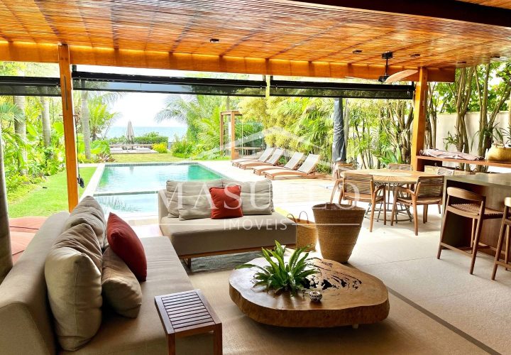 Casa pé na areia a venda na praia de maresias